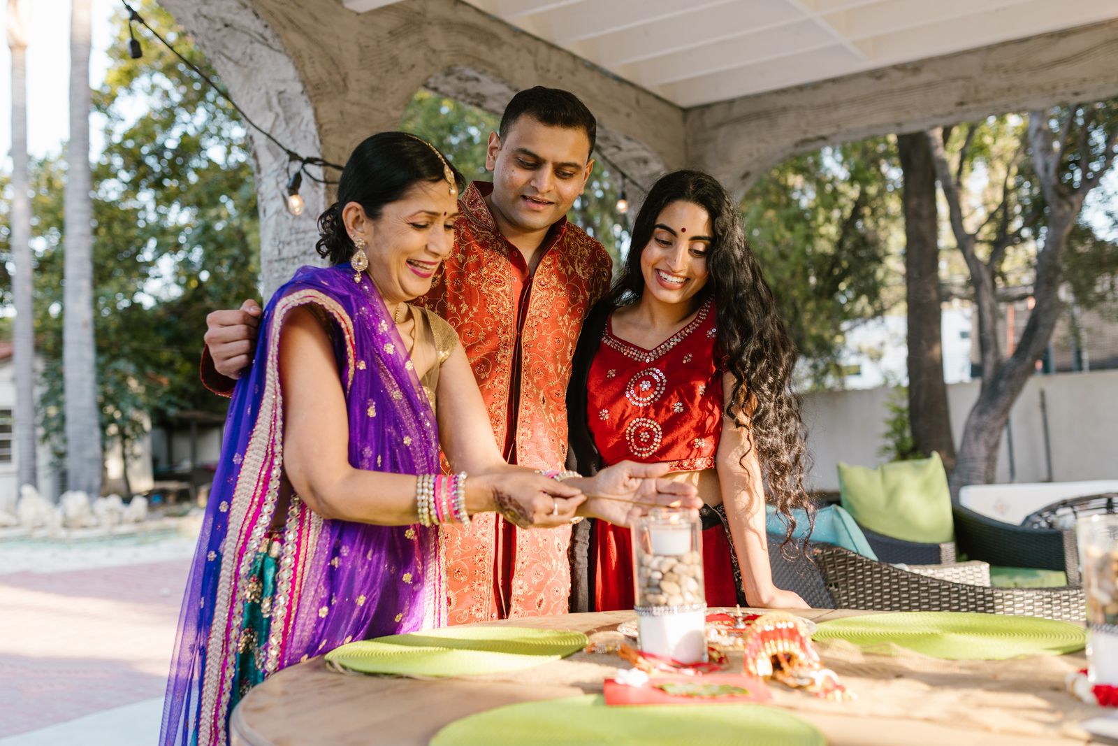 Family Puja + Prasad