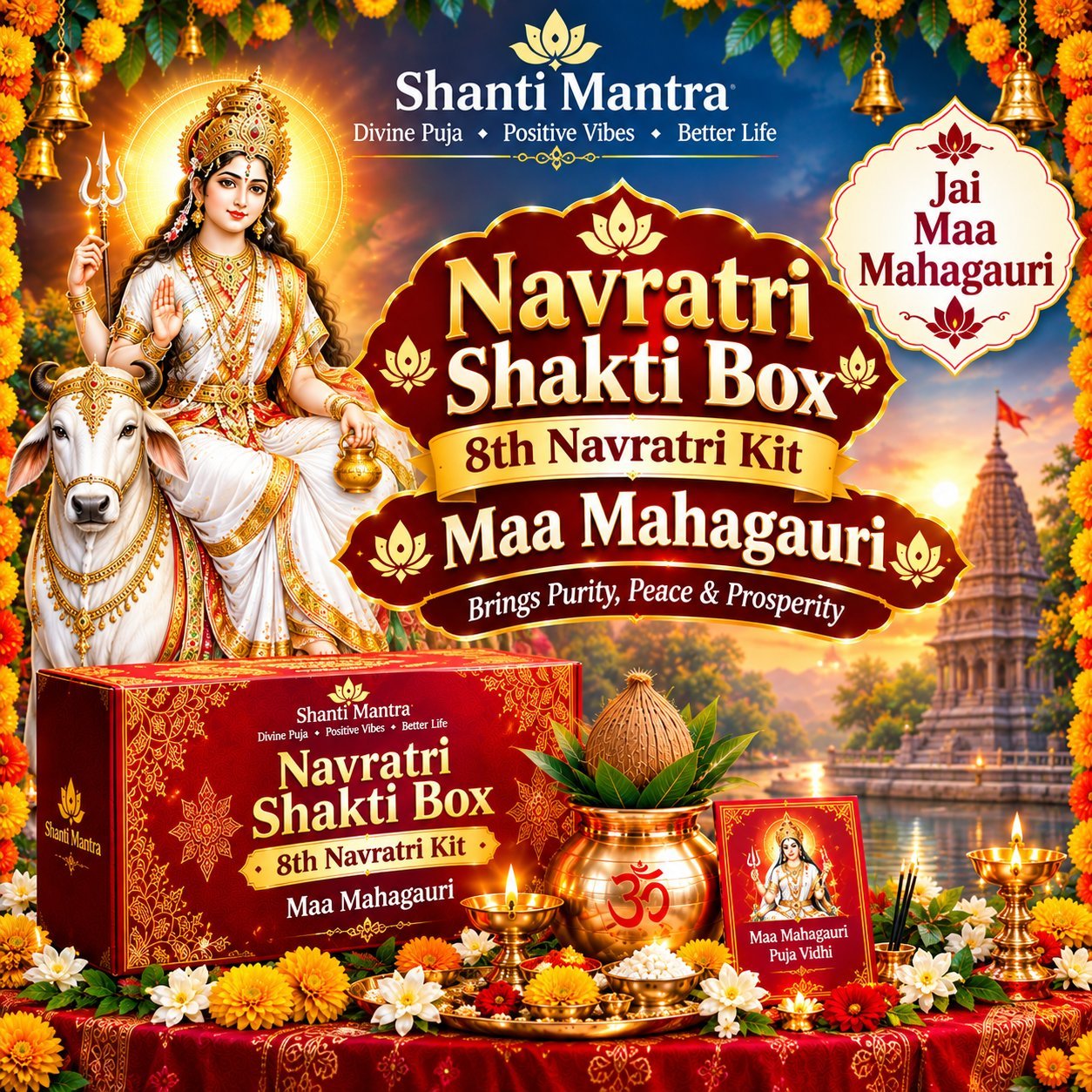 Navratri Shakti Box - Day 8: Maa Mahagauri