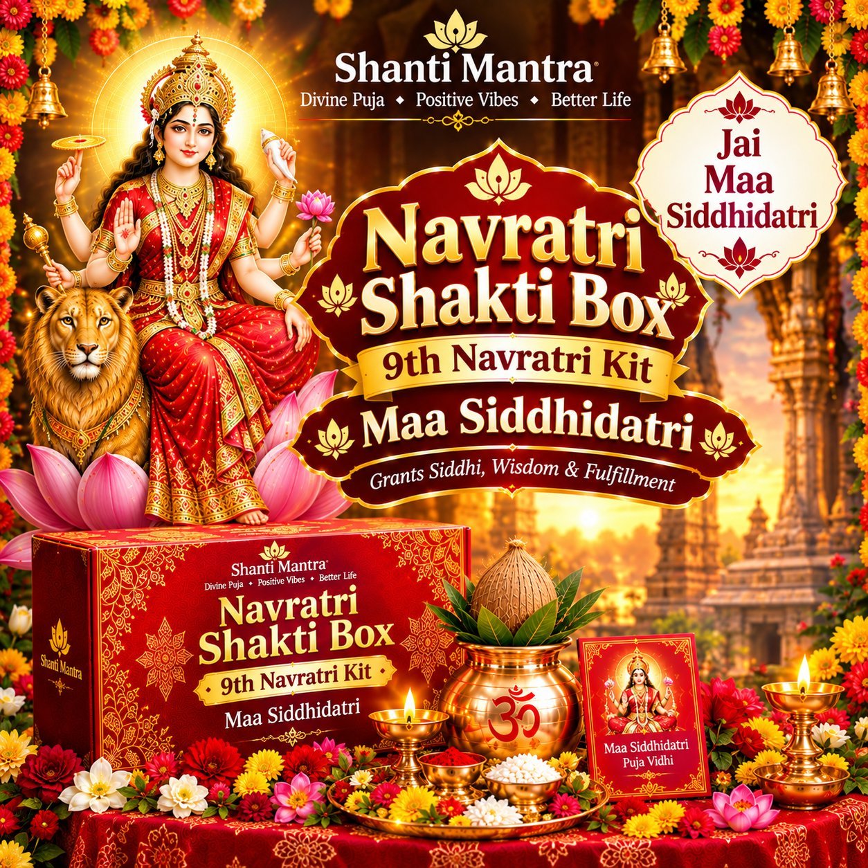 Navratri Shakti Box - Day 9: Maa Siddhidatri