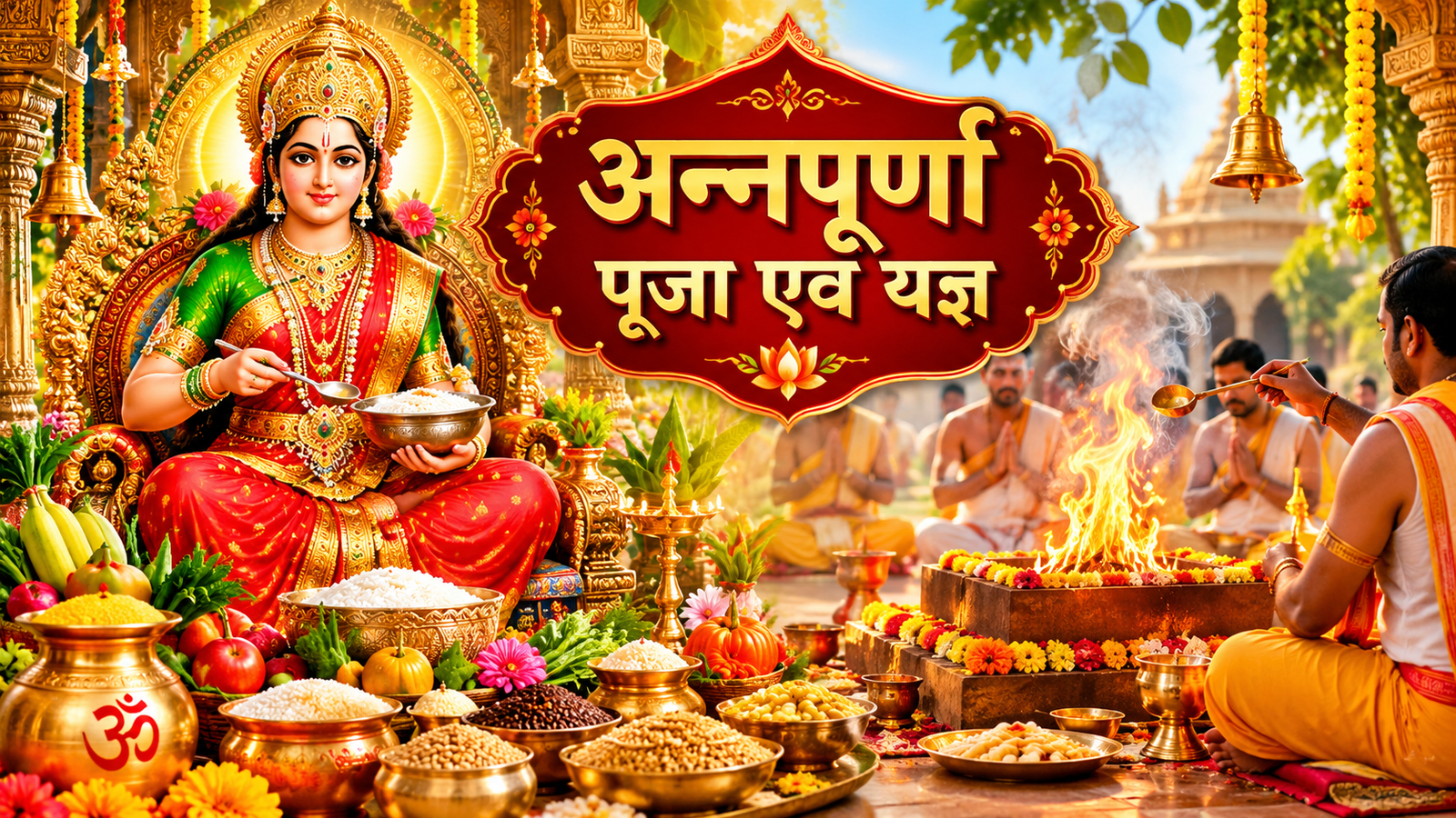 अन्नपूर्णा पूजा एवं यज्ञ